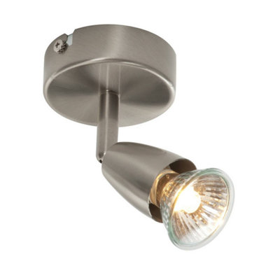 Luminosa Lighting Luminosa Amalfi 1 Light Spotlight Satin NickelGu10 from B&Q