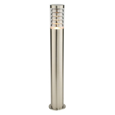 Luminosa Lighting Luminosa Tango Outdoor Bollard Light Stainless Steel Ip44E27 from B&Q