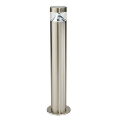 Luminosa Lighting Luminosa Pyramid Outdoor Bollard Light Stainless Steel Ip44 from B&Q