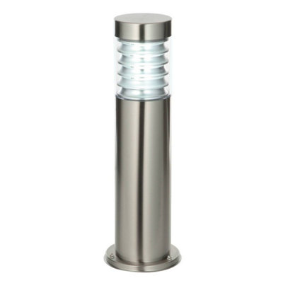 Luminosa Lighting Luminosa Equinox Outdoor Coastal Bollard Light Marine Grade Stainless Steel Ip44E27 from B&Q