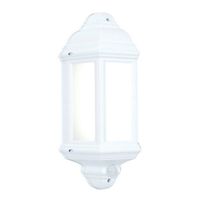 Saxby White/Light Halbury Pir Ip44 7W Cool Exterior Lantern Wall - Image 4