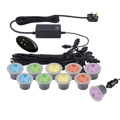 Saxby Ikon Pro Decking/plinth Lights Kits from B&Q
