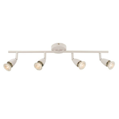 Saxby Light/White Amalfi 4 35W Spot Bar - Image 6