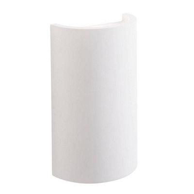 Luminosa Lighting Luminosa 2 Light Indoor Wall Light White Plaster from B&Q
