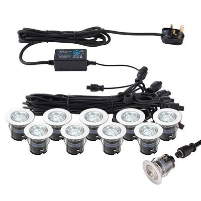 Saxby Sax76616 Ikon Pro Decking/plinth Lights Kits from B&Q