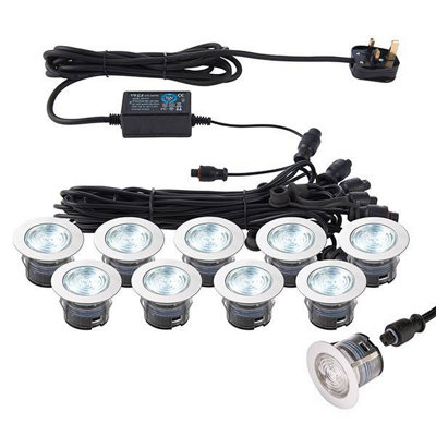 Saxby Sax76617 Ikon Pro Decking/plinth Lights Kits from B&Q