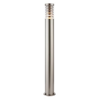Luminosa Lighting Luminosa Tango Outdoor Bollard Brushed Stainless Steel Ip44 from B&Q