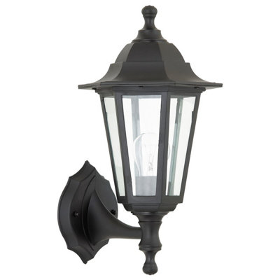 Luminosa Lighting Luminosa Bayswater Outdoor Wall Lantern Black Ip44 from B&Q