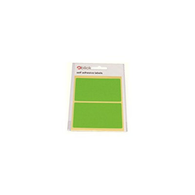 Blickle Blick Rs01065 50mm X 80mm Fluo Label BagGreen from B&Q
