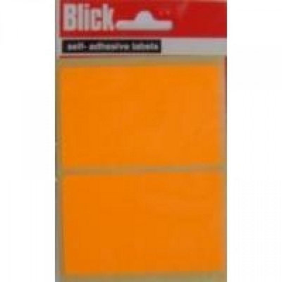Blickle Blick Rs01085 50mm X 80mm Fluo Label Bag from B&Q