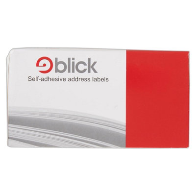 Blickle Blick LabelsWhiteSelf Adhesive StickersTypistAddress Label80mm X 120mm80 LabelsFor HomeOfficeFamilySchool, from B&Q