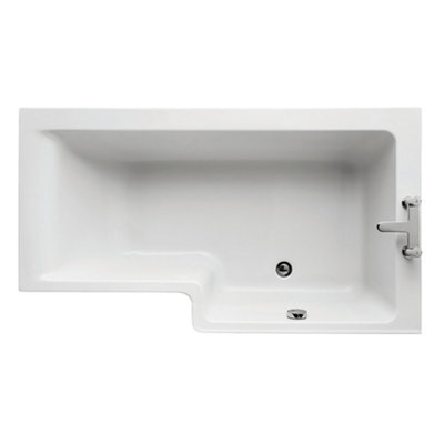 Ideal Standard Concept Space Gloss White Right-Hand Easy Access Bath (L)1495mm (W)695mm from B&Q