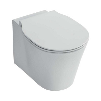 Ideal Standard Concept Air Wall Hung Bowl Toilet Pan 365mm White (Pan Only) from B&Q