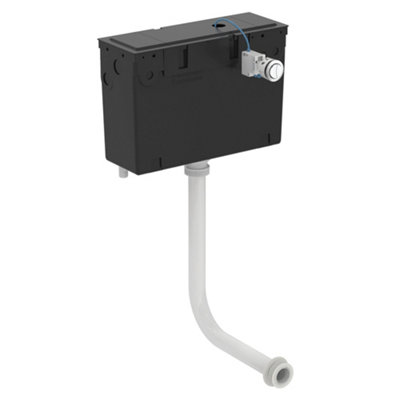 Ideal Standard Conceala Black Concealed Side Inlet Water-Saving Cistern (H)28.5Cm (W)41Cm (D)15Cm from B&Q