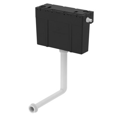 Ideal Standard Conceala Black Concealed Side Inlet Water-Saving Cistern (H)27.5Cm (W)41.5Cm (D)15Cm from B&Q