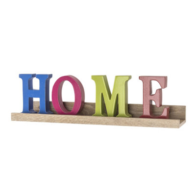 Core Products Oak-Effect Floating Display ShelfModern Dura Book & Picture Storage UnitW48Cm X D10Cm from B&Q