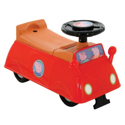 Jack Stonehouse Peppa Pig Camper Van Car Ride On Toy Kids Foot Push from B&Q