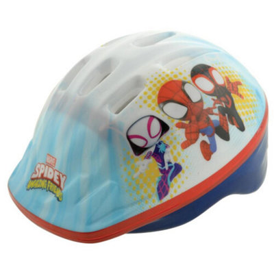 Spidey and His Amazing Friends Spidey & His Amazing Friends Safety HelmetBlue/white from B&Q
