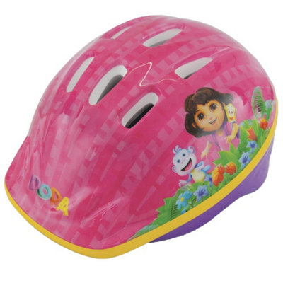 MV Sports Dora Official Cycle Safety Helmet  48-52Cm For Bike Skateboard Scooter BicyclePink from B&Q