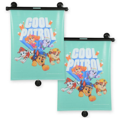 Jack Stonehouse Paw Patrol 2X Officially Licensed Roller Blind Car Window Shade Set Of 2 Baby Kids Sun Shades Uv ProtectionFits Most Vehicles from B&Q