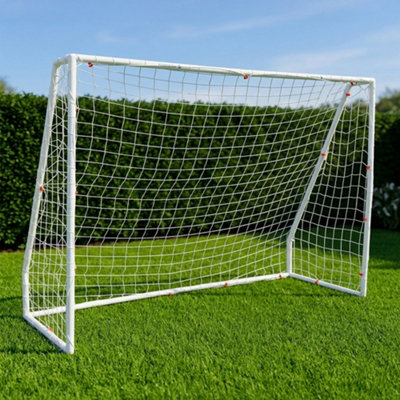 Jack Stonehouse Kickmaster 8Ft X 4Ft Premium Football Goal Upvc Kids Garden Target Net Soccer Posts Garden Or Park from B&Q
