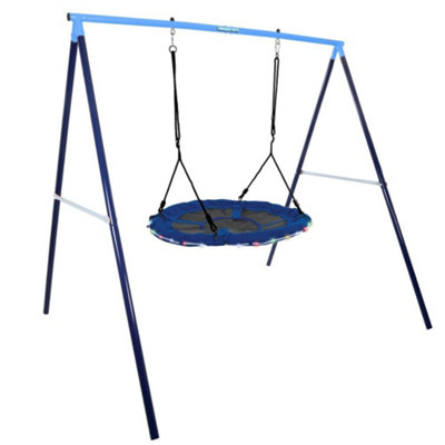 Hedstrom Nest Style Fabric Swing With Coloured Lights Kids Garden Play For Outdoor Children from B&Q