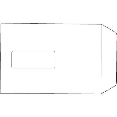 5 Star Value Envelopes Pocket Press Seal Window 90Gsm C5 White from B&Q