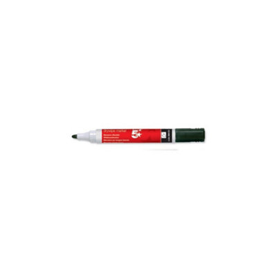 E-Magnets 5 Star Drywipe Marker Xylene/toluene-Free Bullet Tip 3mm Line Black Pack Of 12 from B&Q