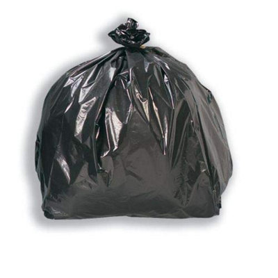 Fivestar Refuse Sacks Medium Duty W160Xd250Xh390mm Black Pack 200 from B&Q