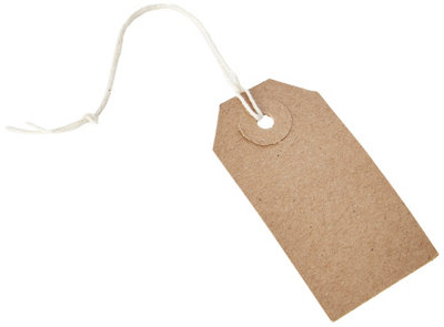 Merigous Merit Unstrung Tag 70X35mm BuffRef Fc8021 (Pack 1000) from B&Q
