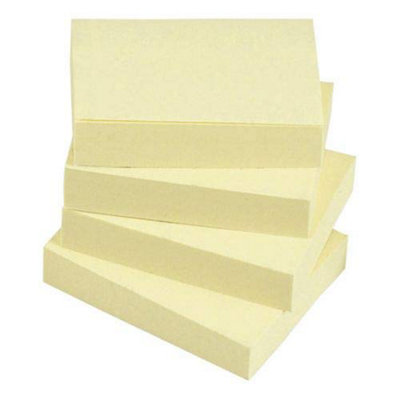 Top Star 5 Star Value Repositionable Notes Yellow Pack 12 from B&Q