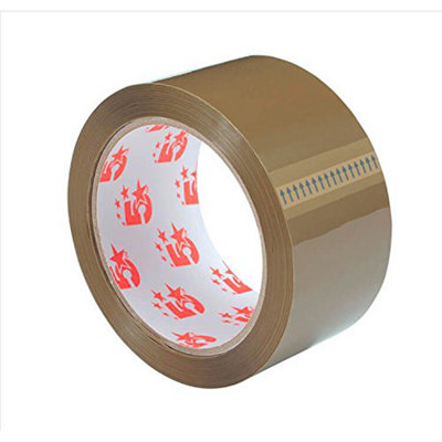 Fivestar 5 Star Office Packaging Tape Polypropylene 48mm X 66M Buff Pack 6 from B&Q