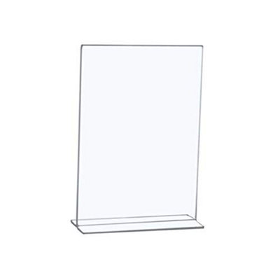 Fivestar 5 Star Office Sign Holder Portrait Stand Up A4 Clear from B&Q