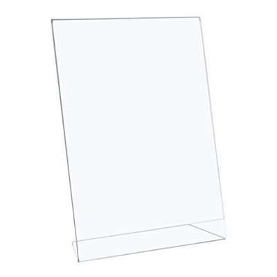 Fivestar 5 Star Office Sign Holder Portrait Slanted A4 Clear from B&Q
