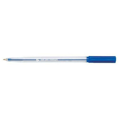 Fivestar 5 Star Office 938651 1.00/0.77 mm Medium Clear Barrel Tip Line Ball PenBlue (Pack Of 20) from B&Q