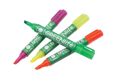 Fivestar 5 Star Eco Highlighter 1-5mm Line Assorted Wallet 4 from B&Q