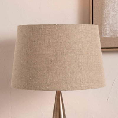 Pacific Lifestyle 30Cm Natural Brown Tapered Table Lampshade from B&Q