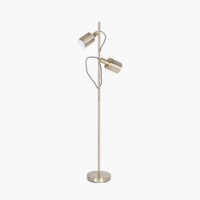Pacific Lifestyle Antique Brass Metal Task Floor Lamp from B&Q