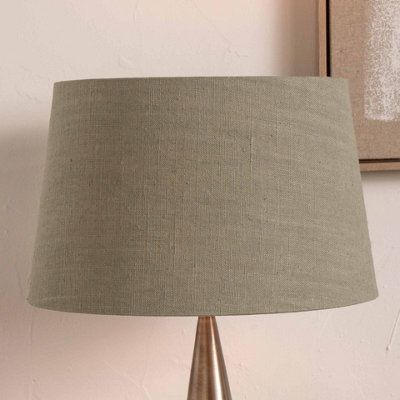 Pacific Lifestyle 25Cm Sage Green Tapered Table Lampshade from B&Q