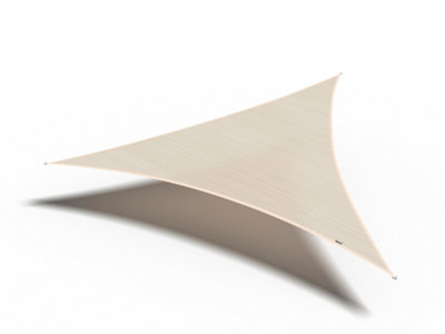 B&Q -  3.6M Square Shade Sail Off-White Sunscreen Awning For Patios And Gardens