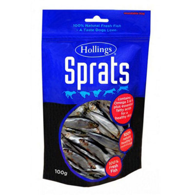 Hollings Sprats Dog Treat 100G Multipacks from B&Q