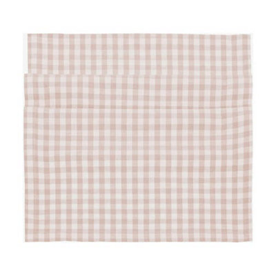 Walton & Co Gingham Plaster Pink 40 X 180Cm Runner from B&Q