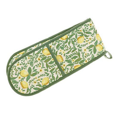 Walton & Co Lemon Double Oven Glove from B&Q
