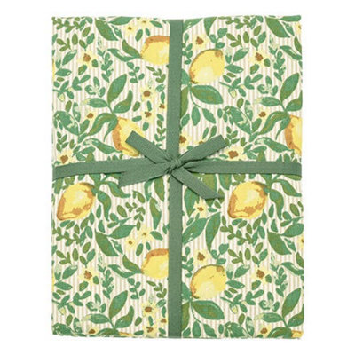 Walton & Co Lemon 130 X 230Cm Tablecloth from B&Q