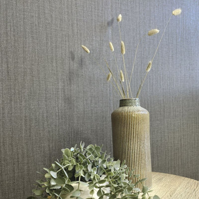 Belgravia Décor Fern Texture Charcoal from B&Q