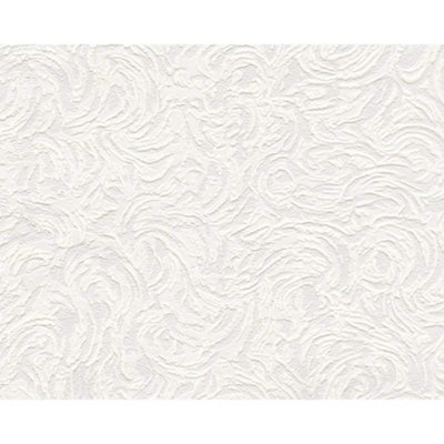 Belgravia Blown Vinyl Geometric White Wallpaper 5806 from B&Q