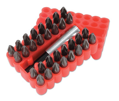 Laser Tools 2969 33Pc Bit Set Pz2 X 25mm Chrome Vanadium from B&Q