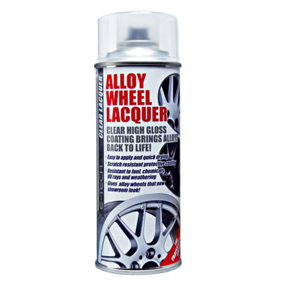 E-Tech Clear Alloy Wheel Lacquer Chip Resistant Wheel Refurbishing 400Ml from B&Q