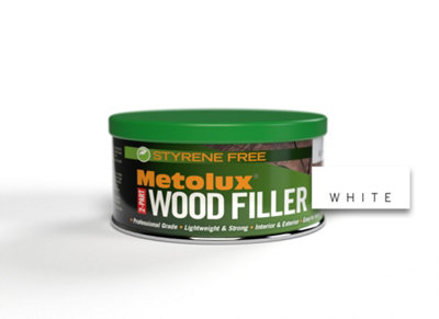 Metolux 2 Part Styrene Free Wood Filler 275MlWhite from B&Q