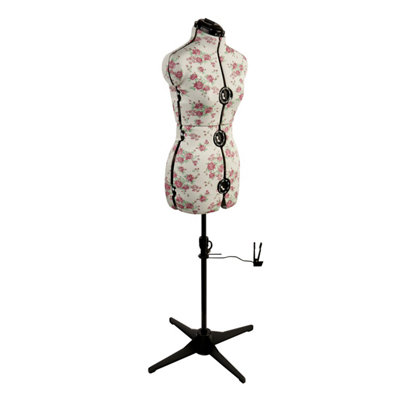 Adjustable Dressmaking Dummy Uk 10-16Vintage Floral DesignSewing Online from B&Q